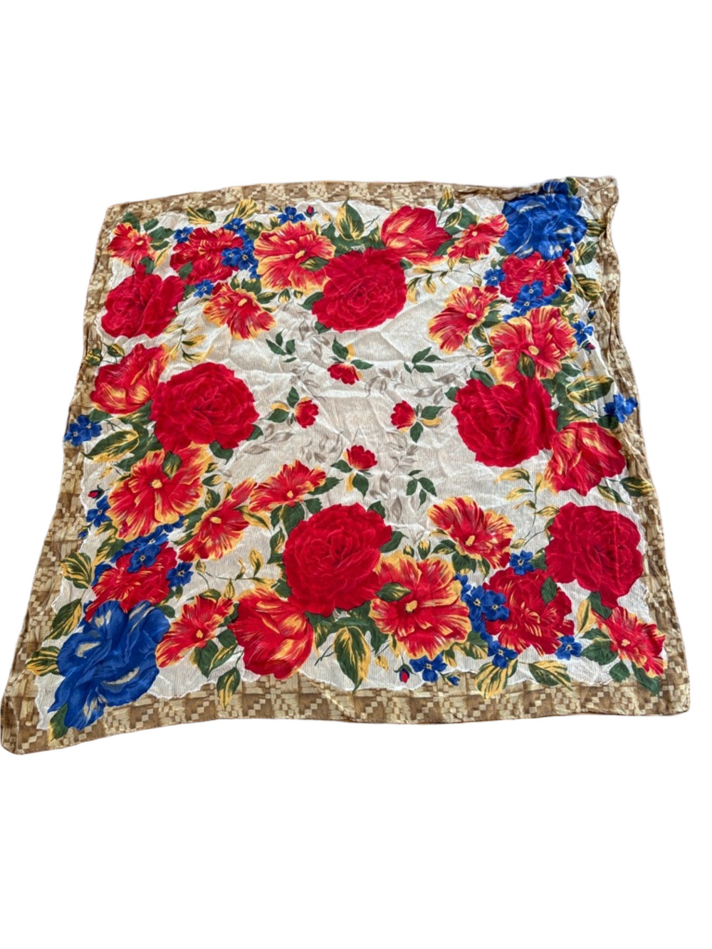 Vintage Liz Claiborne floral scarf